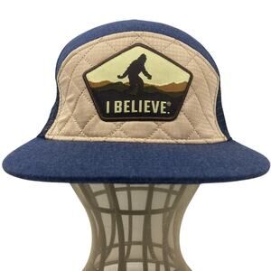 Great Divide Brewing Trucker Cap Blue Yeti Bigfoot I Believe Mountains Mesh Flat